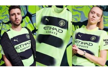仮想空間『Roblox』とコラボ！マンチェスター・シティ、22-23新サードユニフォームを発表 画像