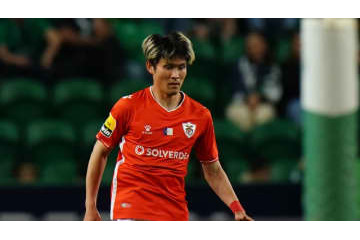 田川亨介、邦本宜裕に見せつけた「弾丸爆裂シュート」がこれ 画像