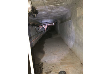 旧海軍航空隊跡に地下通路、茨城 画像