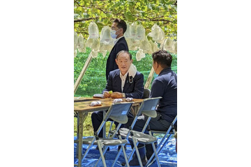 菅氏、政策実現へ地方視察 画像
