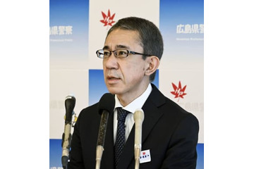 広島県警本部長「G7警備完遂」 画像
