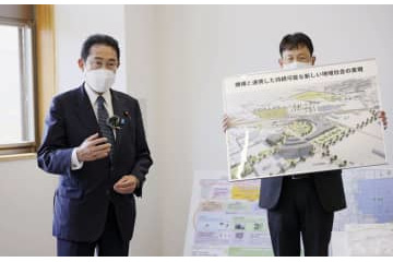 首相「福島の復興加速」を強調 画像