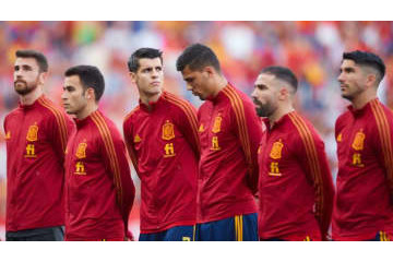 日本とW杯で戦うスペイン代表選手たちの「シュート練習」がこちら 画像