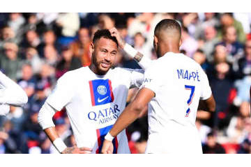 ネイマール、うんざり！？エムバペとの仲を尋ねる質問に答えず 画像