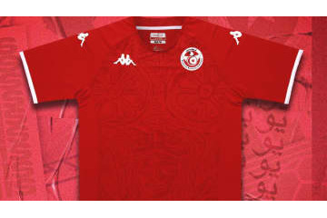 チュニジア代表、「天才将軍の鎧」を描いたカタールW杯の新ユニフォームを発表！ 画像