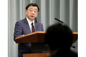 松野官房長官、与党との連携強調 画像
