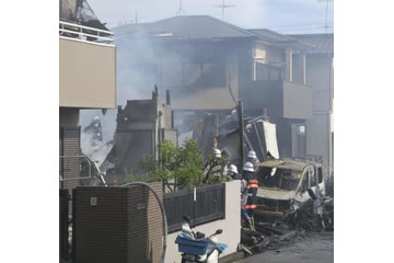 神奈川で住宅火災、3人死亡 画像