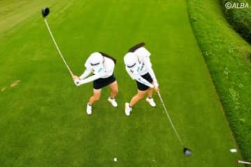 日本女子OP連覇！　勝みなみのラインが出る『右プッシュ打法』は“ハの字”で運ぶ 画像