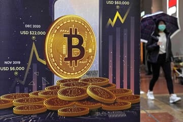 仮想通貨、信用不安で急落 画像