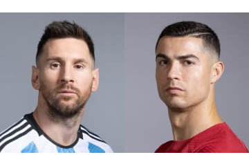 メッシとロナウドが禁断共演した「ルイ・ヴィトン」広告、こんな感じで撮影していた 画像