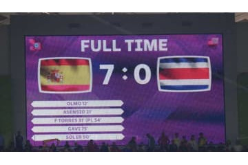 圧倒的…日本代表と同組のスペイン、W杯初戦で衝撃の7得点！コスタリカを一蹴 画像