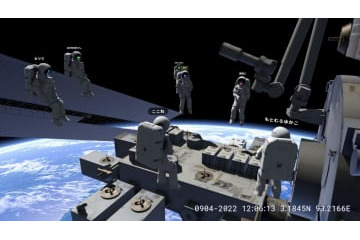 メタバースで宇宙遊泳へ 画像