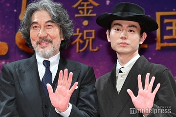 役所広司＆菅田将暉、初共演前から互いにファンだったとアピール「こんな幸せな時間はない」＜銀河鉄道の父＞ 画像