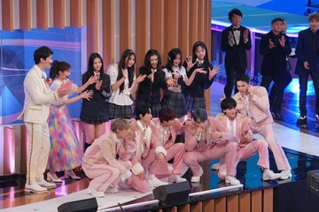 ＜紅白本番＞NewJeans、NHKホールにサプライズ登場 オープニングステージ盛り上げる 画像