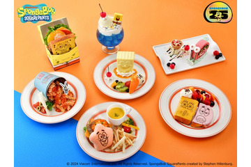 渋谷に『スポンジ・ボブ』テーマカフェ、限定オープン　キャラモチーフのサンドやバーガーなど18種 画像