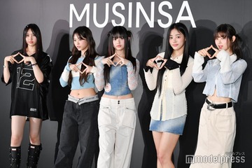 契約解除発表のNewJeans、緊急会見翌日に「Mステ」生出演 ヘイン含む5人で初登場 画像