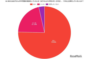 中学受験と母親の仕事両立、142人に聞いた調査結果 画像