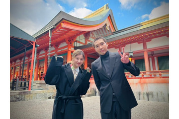 吉高由里子＆柄本佑「光る君へ」最終回終え感謝「宝物のような時間を過ごすことができた」平安神宮＆上賀茂神社へ訪問も 画像