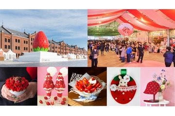 横浜赤レンガ倉庫で「Yokohama Strawberry Festival 2025」スイーツやアフヌン等“いちご尽くし”の24日間 画像