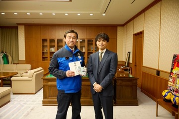 井ノ原快彦、チャリティーシングル「WE ARE」収益金1億円を寄付 石川県知事を表敬訪問 画像