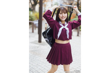 田中美久、格闘技ジムグラビア初挑戦 美バスト輝く水着姿も披露 画像