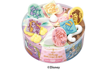サーティワン新作「ディズニープリンセス / パレット6」ラプンツェルら6人をイメージしたアイスケーキ 画像