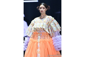 小林由依、“カチモリ”ツイン×チュール盛りドレスでドリーミーな雰囲気【TGC2025S/S】 画像