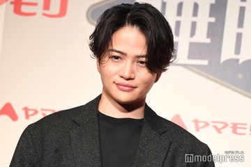 timelesz菊池風磨、新CM発表会見に登場「よる12時を過ぎると眠くなります」 画像