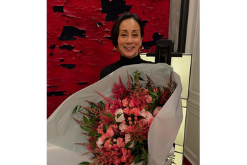 パリ在住・中村江里子アナ、母＆妹顔出しの3ショット公開 京都旅報告に「美人親子」「3人とも小顔」の声 画像