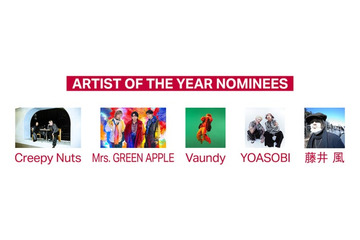 国際音楽賞「MUSIC AWARDS JAPAN」ノミネート発表 主要部門にミセス・YOASOBIら【各部門5作品一覧】 画像