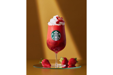 スタバ「THE 苺 フラペチーノ スペシャル Ver．」5月2日登場 果肉ソース＆ジュレ追加でより贅沢に 画像