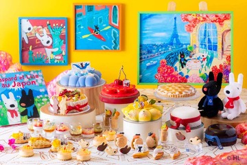 ヒルトン大阪で「リサとガスパール」コラボビュッフェ、絵本の世界観を表現したスイーツ約25種 画像