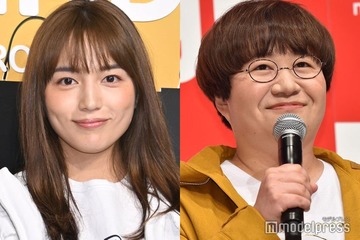 ハリセンボン近藤春菜「あなたの街にもいるよね」川口春奈との“顔交換ショット”が話題「夢に出てきそう」「微笑ましい」 画像