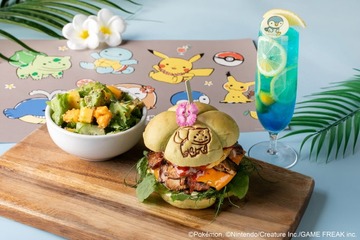 グランド ハイアット 東京、ポケモン着想コラボメニュー “フシギダネ”バーガーや“ピカチュウ”パフェなど 画像