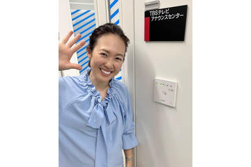 TBS高畑百合子アナ、産休＆育休から復帰「社内見学からスタートしました」後輩アナとの2ショットも公開 画像