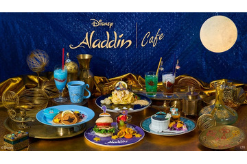 ディズニー「アラジン」のテーマカフェが東名阪で開催 ジャスミンやジーニーなど人気キャラがメニュー化 画像