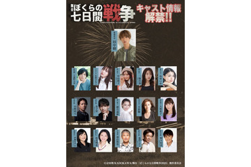 SixTONES田中樹主演舞台「ぼくらの七日間戦争」上遠野太洸・佐野ひなこ・野々村真ら出演キャスト解禁 画像