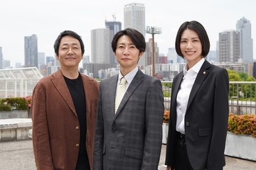 大森南朋・相葉雅紀・松下奈緒「大追跡」主演3人が揃ってクランクイン チームワークの良さ見せる 画像