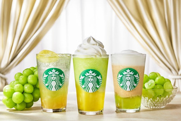 スタバ、マスカット主役の新作誕生「グラン マスカット フラペチーノ」ほか全3種 画像