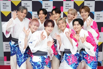 超特急、特別仕様の阿波踊り衣装でパフォーマンス 今夏の目標明かす【「THE MUSIC DAY 2025」囲み取材】 画像