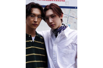 ROIROM本多大夢＆浜川路己、メガネブランドのビジュアルに起用 唯⼀無⼆の世界観を表現 画像