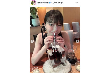 芹那、タンクトップで夏祭り満喫「ビールが似合う」「デート写真みたい」の声 画像