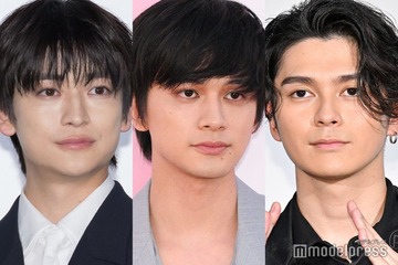 眞栄田郷敦「あんぱん」で北村匠海・高橋文哉それぞれと再共演 3人揃ってのオフショットが話題「顔面偏差値高すぎる」「豪華」 画像