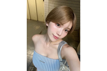 「シャッフルアイランド」羽柴なつみ、ベアトップ姿で胸元＆美ウエスト開放「セクシー」「お肌つるつる」の声 画像