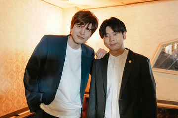 NEWS増田貴久、城田優に“差し入れバトル”提案？ドラマ「推しの殺人」揃ってクランクイン 画像