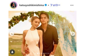 「シャッフルアイランド」かつよし＆フィーナカップル、密着動画公開 交際近況報告に「幸せ全開」「美男美女すぎる」の声 画像