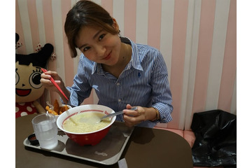 後藤楽々アナ、膝上ミニのゴルフウェア姿披露「爽やかで可愛い」「両手上げて楽しそう」の声 画像