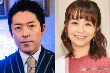 福田萌、夫・オリラジ中田＆1歳次男の2ショット公開「パパのほっぺが次男のキスの嵐でべちょべちょに」 画像