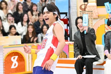 timelesz佐藤勝利、サンシャイン池崎になりきり奮闘 空前絶後の展開でスタジオざわつく 画像