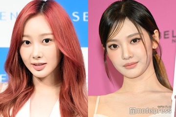 aespaジゼル＆ニンニン、キャミ姿2ショットに反響「可愛い」「ずっと見てられる」 画像